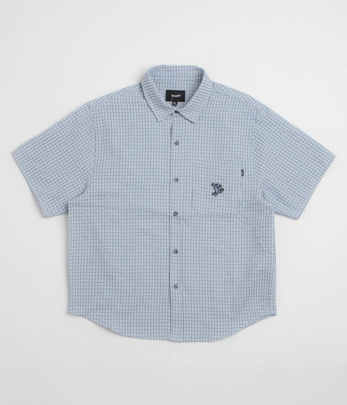 HUF Stuck On You Plaid Short Sleeve Shirt - Ice Blue