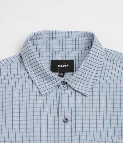 HUF Stuck On You Plaid Short Sleeve Shirt - Ice Blue