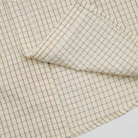 HUF Stuck On You Plaid Short Sleeve Shirt in Natural thumbnail