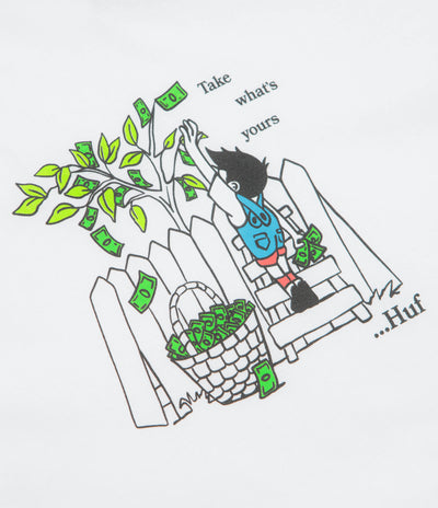 HUF Take Yours T-Shirt - White