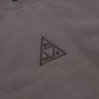 HUF Triple Triangle Embroidered Crewneck Sweatshirt - Dark Earth / Brown thumbnail