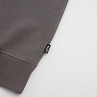 HUF Triple Triangle Embroidered Crewneck Sweatshirt - Dark Earth / Brown thumbnail
