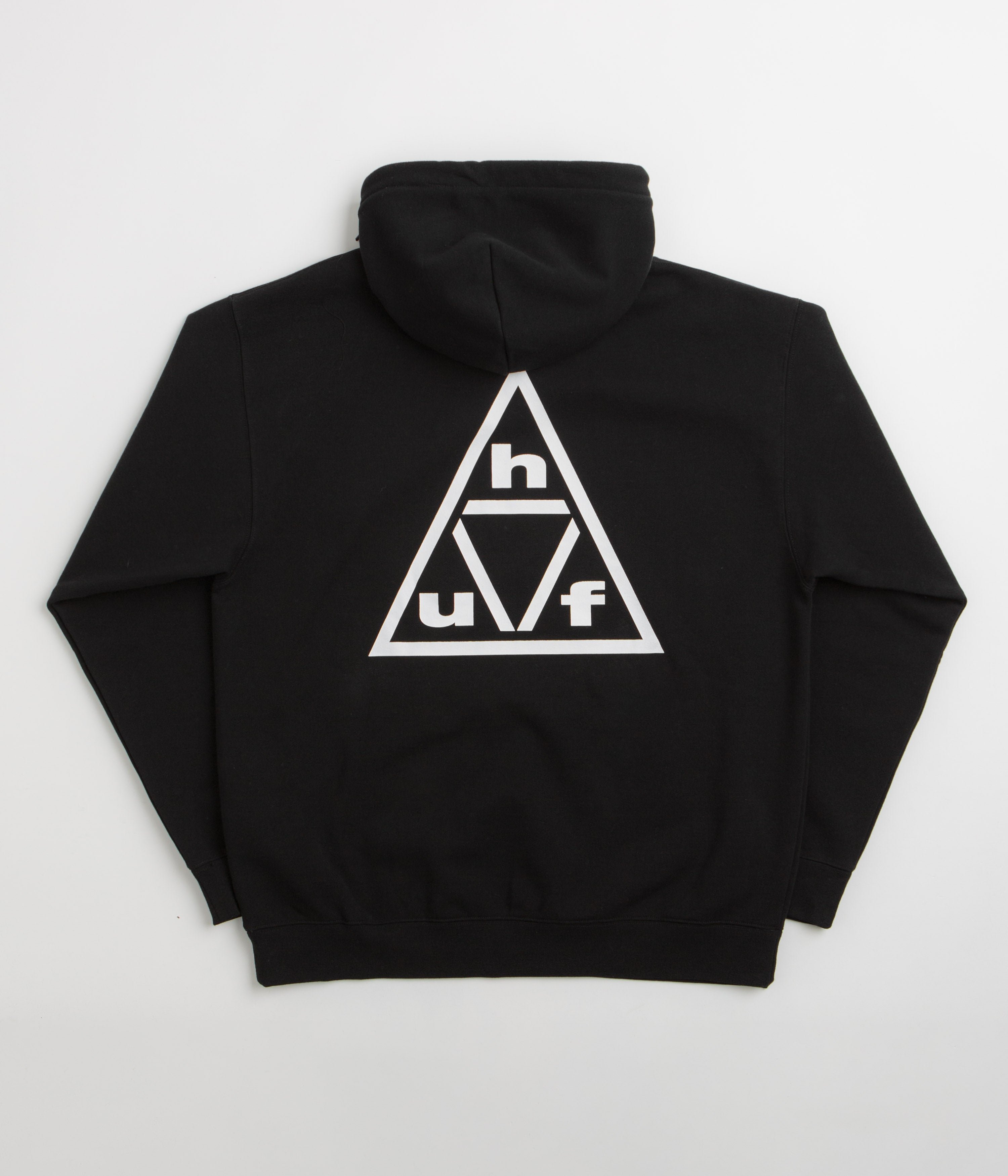 HUF Triple Triangle Hoodie in Black and White