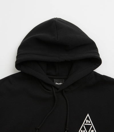 HUF Triple Triangle Hoodie in Black and White