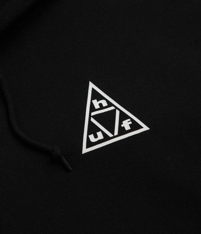 HUF Triple Triangle Hoodie in Black and White