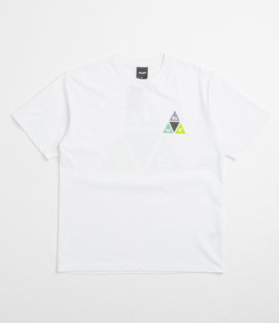 HUF Triple Triangle T-Shirt - Lilac Chalk / White