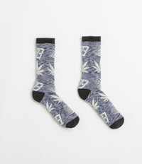 HUF x Bronze 56K Plantlife Marled Socks in Black