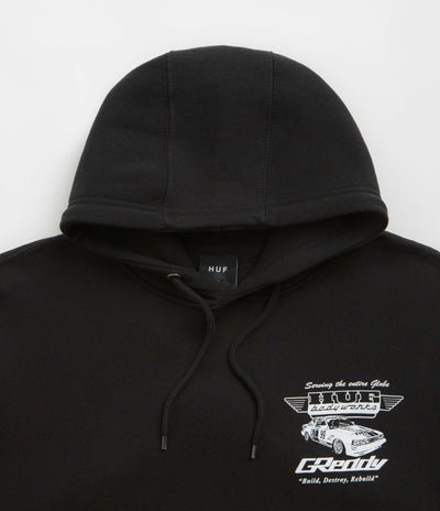 HUF x GReddy Body Works Hoodie - Black