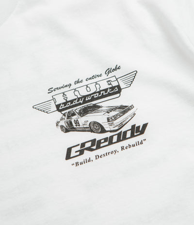 HUF x GReddy Body Works T-Shirt - White
