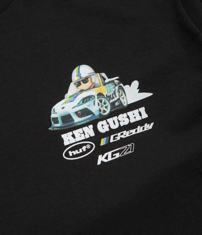 HUF x GReddy Gushi T-Shirt - Black