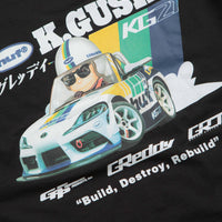 HUF x GReddy Gushi T-Shirt - Black thumbnail
