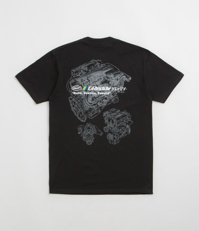 HUF x GReddy Motors T-Shirt - Black