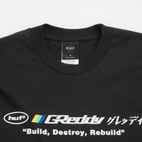 HUF x GReddy Motors T-Shirt - Black thumbnail