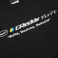 HUF x GReddy Motors T-Shirt - Black thumbnail