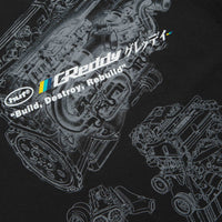 HUF x GReddy Motors T-Shirt - Black thumbnail