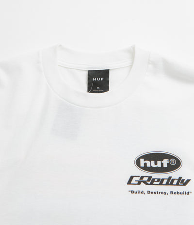 HUF x GReddy Parts T-Shirt in White
