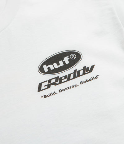 HUF x GReddy Parts T-Shirt in White