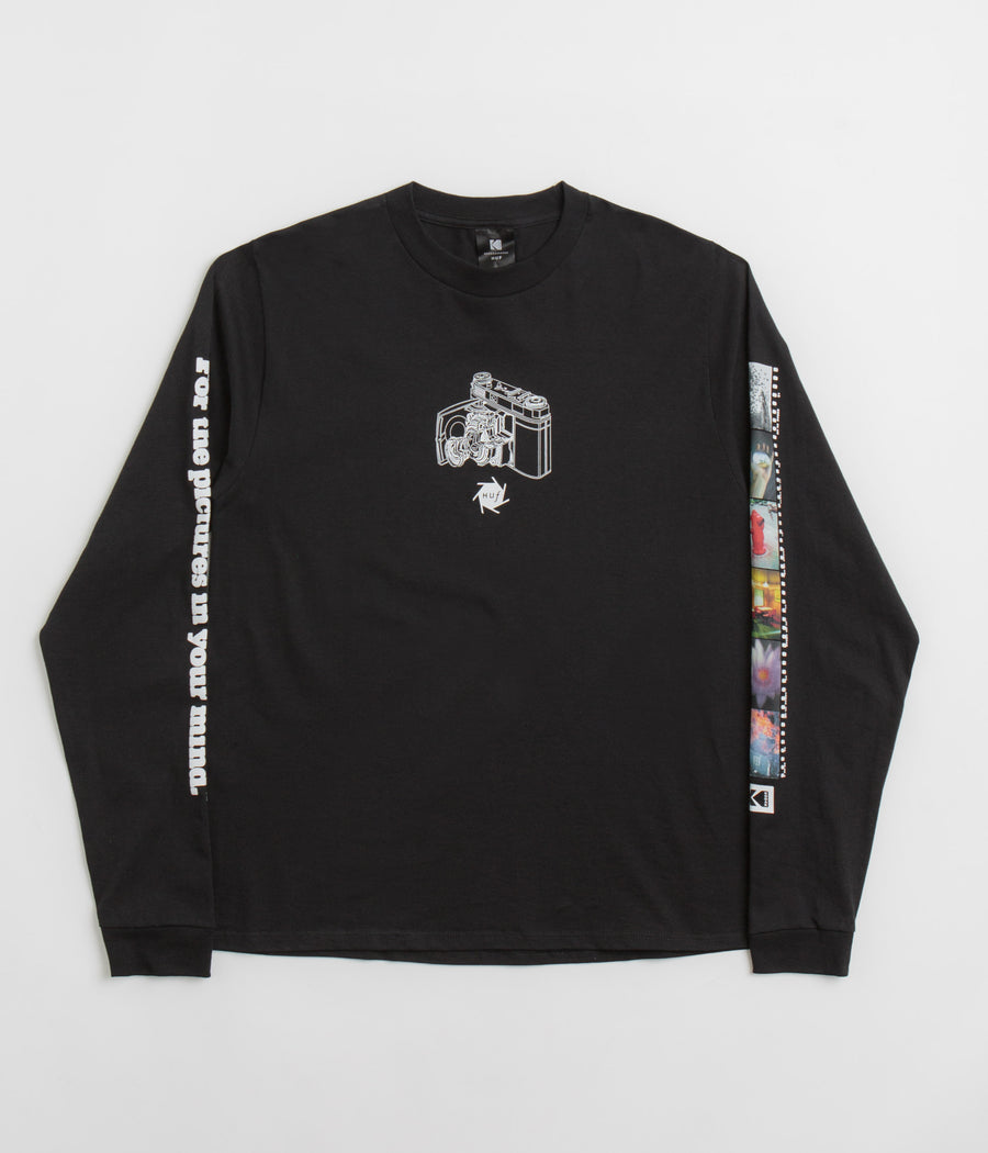 HUF x Kodak Inner Vision Long Sleeve T-Shirt in Black