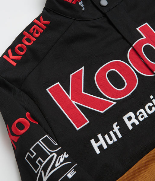 HUF x Kodak Pole Position Racing Jacket - Black | flatspot