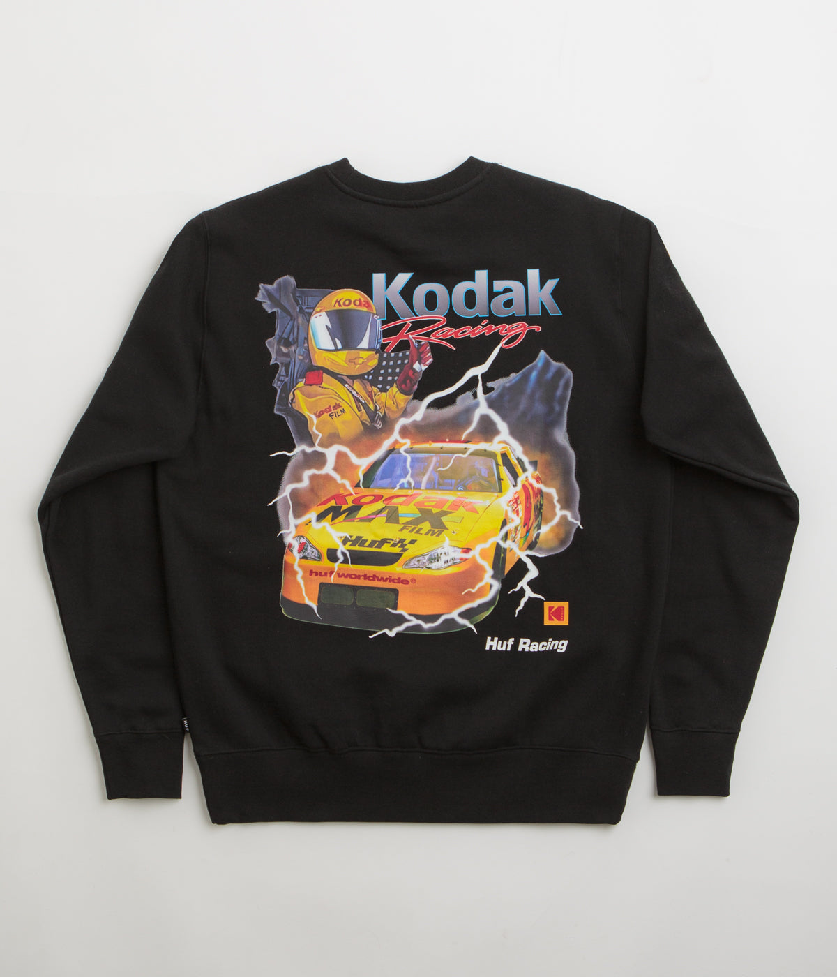 HUF Triple Triangle Crewneck Sweatshirt Black M トレーナー HUF x Kodak Ride The Lightning Crewneck Sweatshirt - Black
