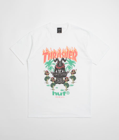 HUF x Thrasher Goat Luau T-Shirt - White