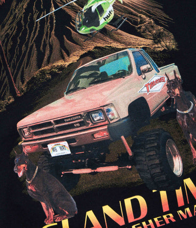 HUF x Thrasher Island Times T-Shirt - Black