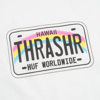 HUF x Thrasher License Plate T-Shirt - White thumbnail