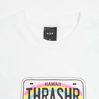 HUF x Thrasher License Plate T-Shirt - White thumbnail