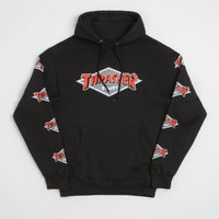 HUF x Thrasher Logo Hoodie - Black thumbnail
