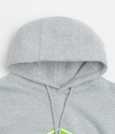 HUF x Thrasher Logo Hoodie - Heather Grey