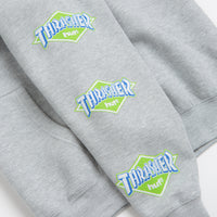 HUF x Thrasher Logo Hoodie - Heather Grey thumbnail