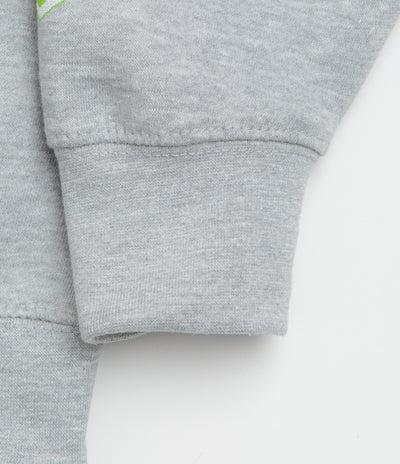 HUF x Thrasher Logo Hoodie - Heather Grey