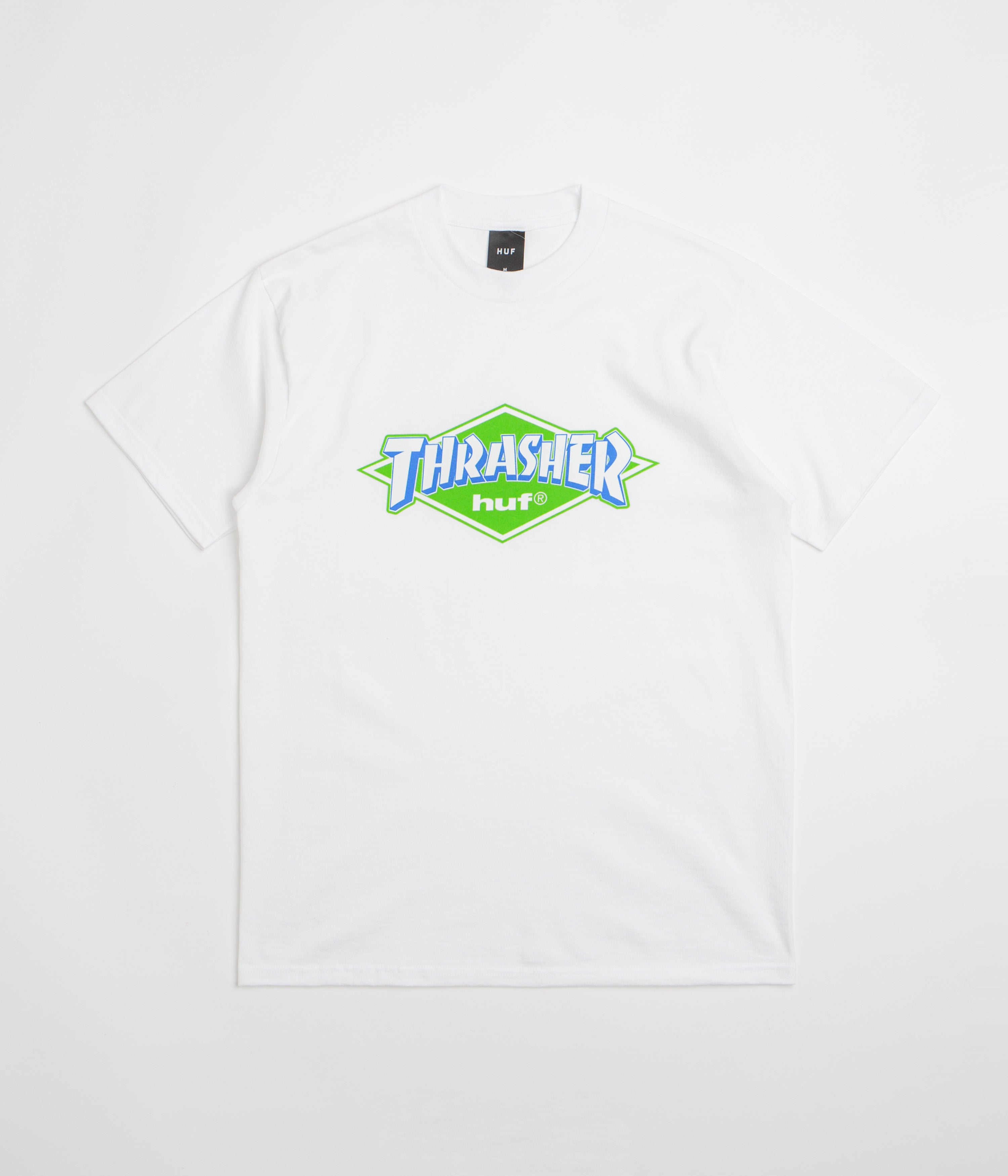 HUF x Thrasher Logo T-Shirt in White