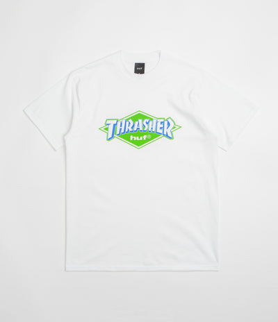 HUF x Thrasher Logo T-Shirt - White