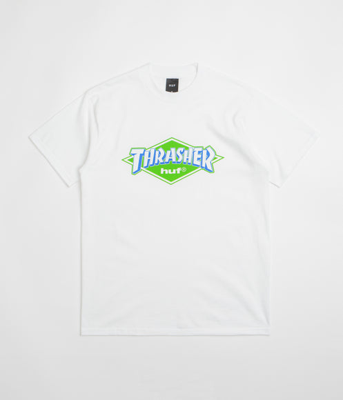 HUF x Thrasher Logo T-Shirt - White