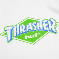 HUF x Thrasher Logo T-Shirt - White thumbnail