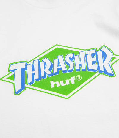 HUF x Thrasher Logo T-Shirt - White
