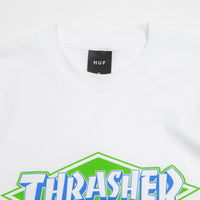 HUF x Thrasher Logo T-Shirt - White thumbnail