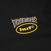 HUF x Thrasher Meltdown T-Shirt - Black thumbnail