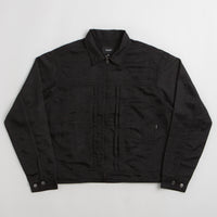 HUF x Thrasher Trucker Jacket in Black thumbnail