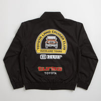 HUF x Toyota Overland Touring Jacket Black Flatspot