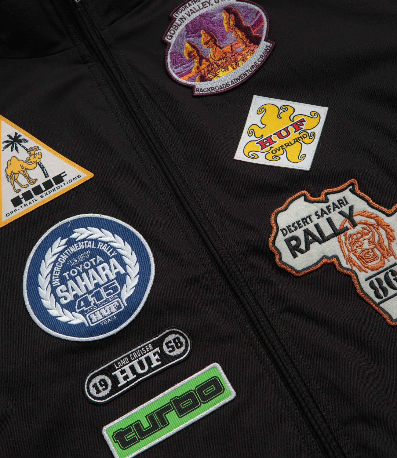 HUF x Toyota Overland Touring Jacket - Black | Flatspot