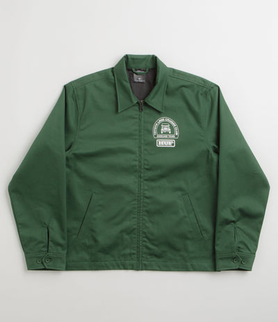 HUF x Toyota Parts & Service Jacket in Forest Green