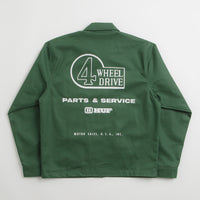 HUF x Toyota Parts & Service Jacket in Forest Green thumbnail