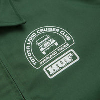 HUF x Toyota Parts & Service Jacket in Forest Green thumbnail