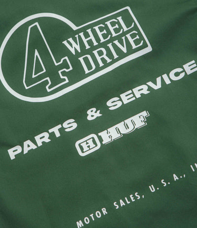 HUF x Toyota Parts & Service Jacket in Forest Green