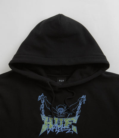 HUF Zine Hoodie in Black