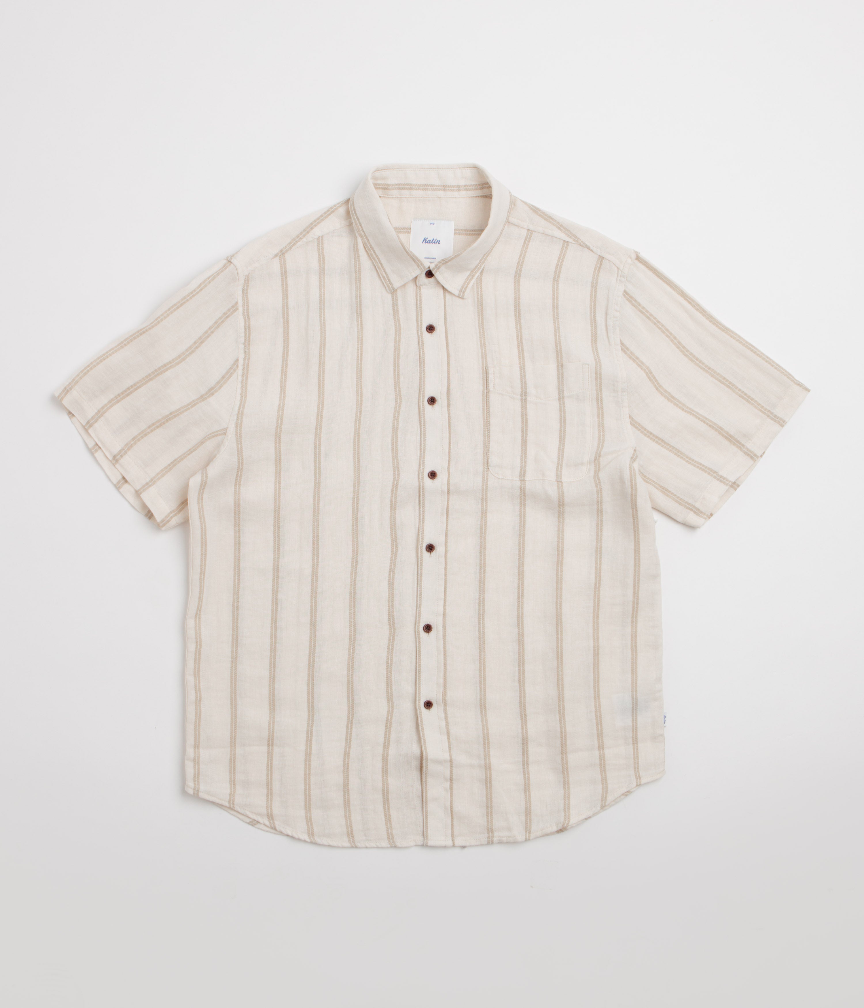 Katin Alan Short Sleeve Shirt in Aluminum