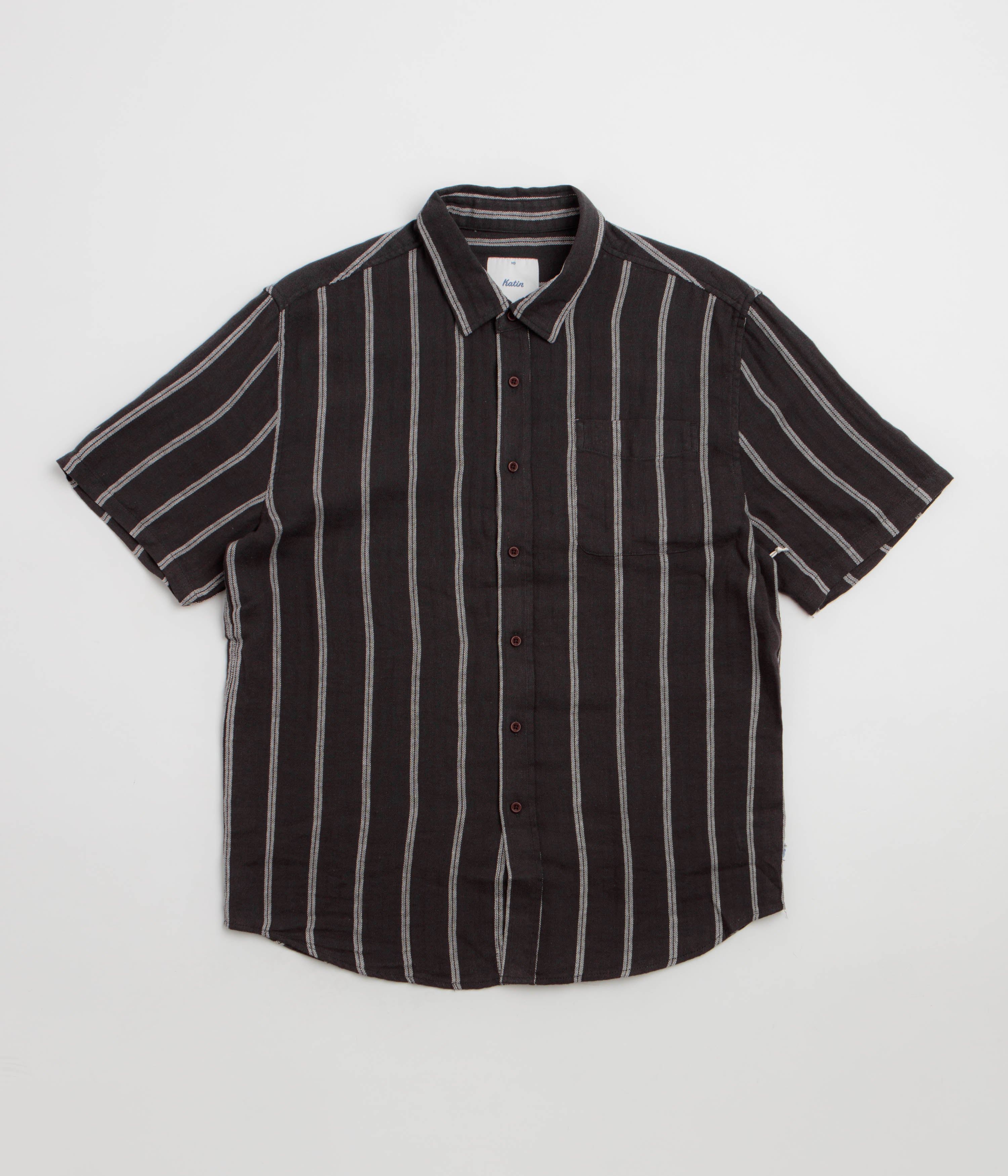 Katin Alan Short Sleeve Shirt in Black Wash