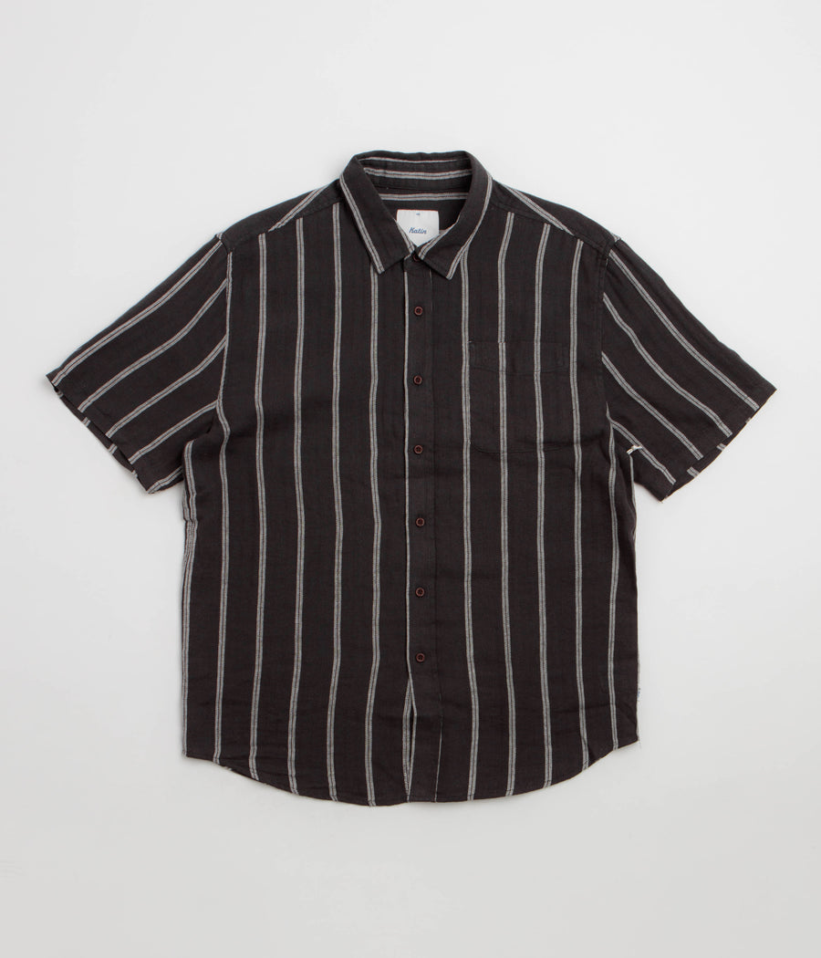 Katin Alan Short Sleeve Shirt in Black Wash